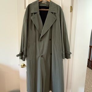 Sanyo Carol Cohen Olive Trench Coat